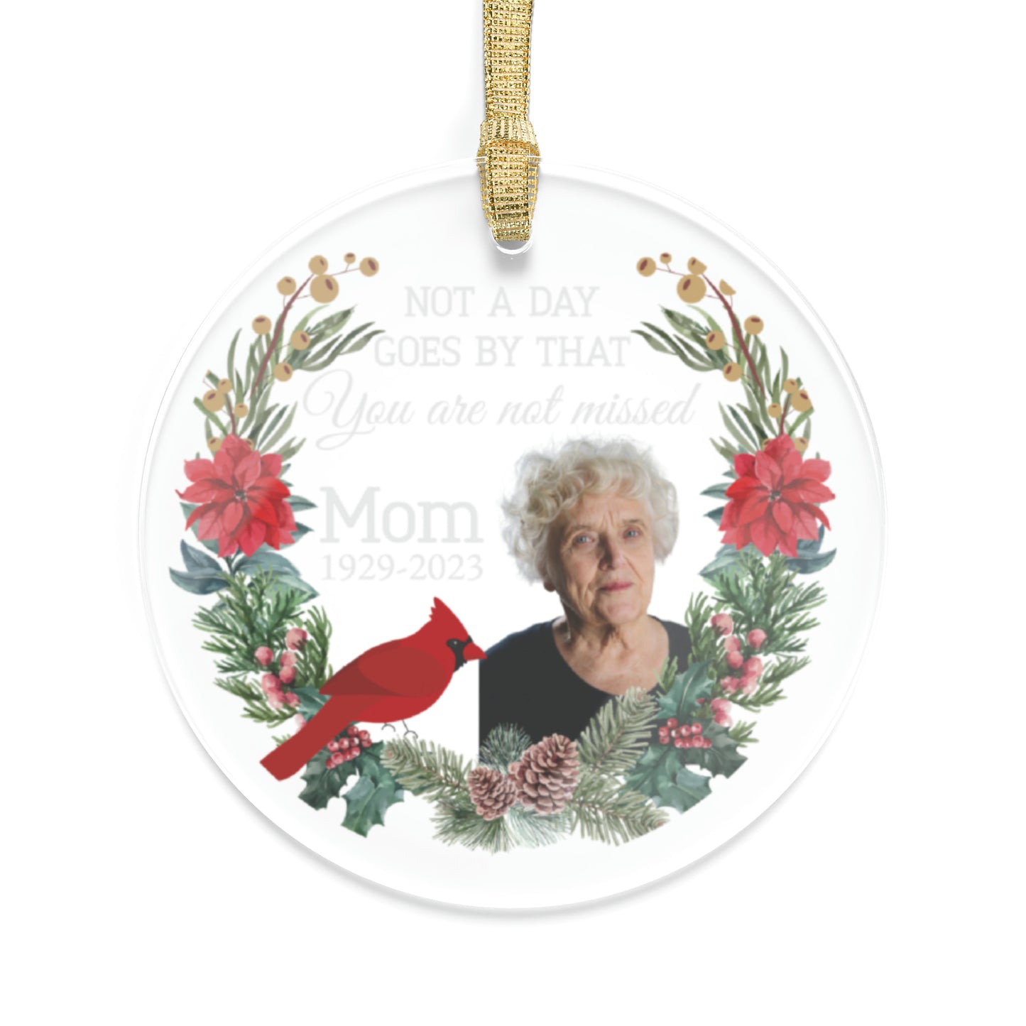 Remembering You Personalized [Acrylic Ornament]