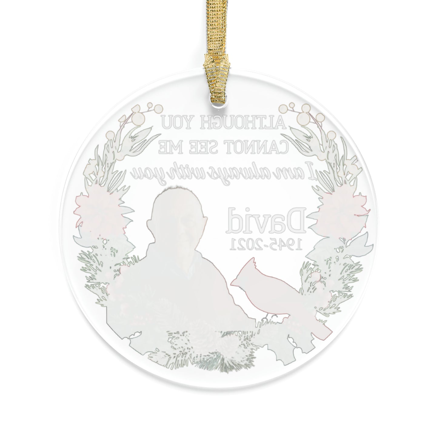 Remember Me Personalized [Acrylic Ornament]