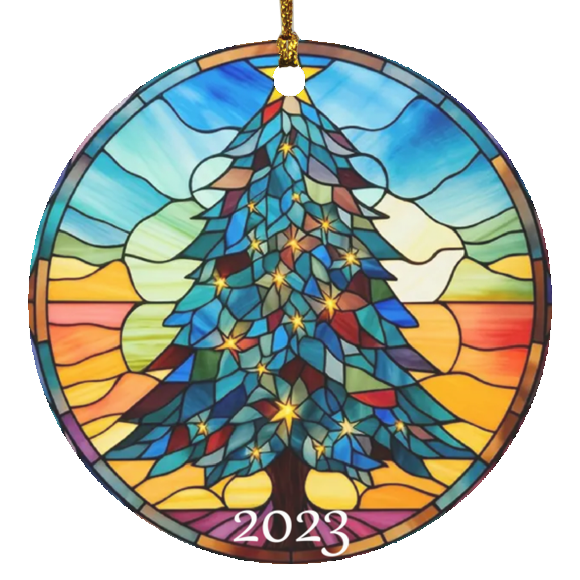 Current Year [Circle Ornament]