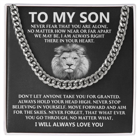 To My Son [Never Fear That You Are Alone]