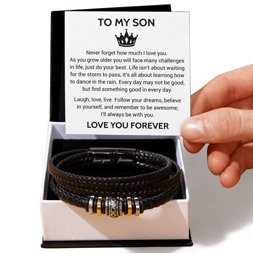 To My Son [Love You Forever] Bracelet