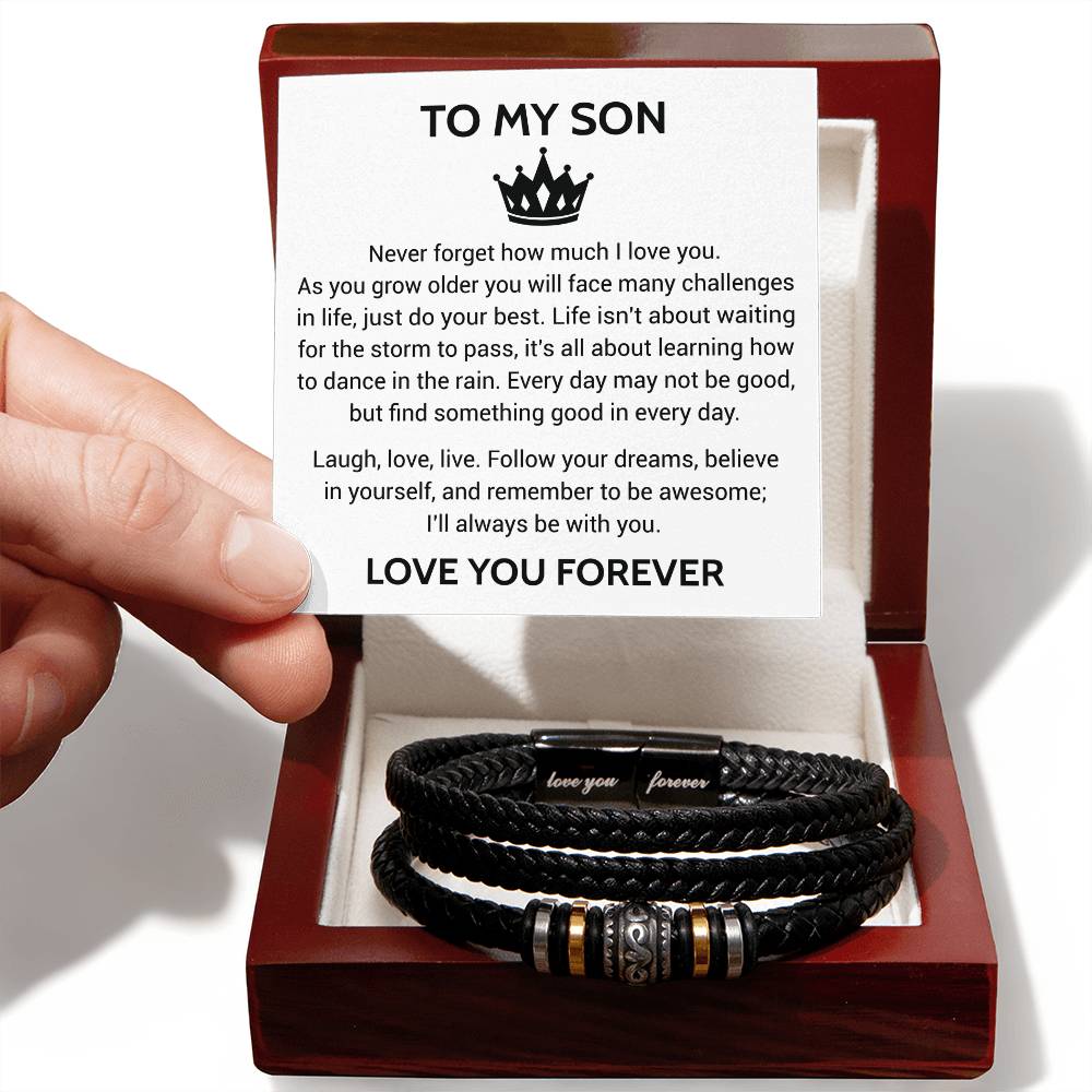 To My Son [Love You Forever] Bracelet