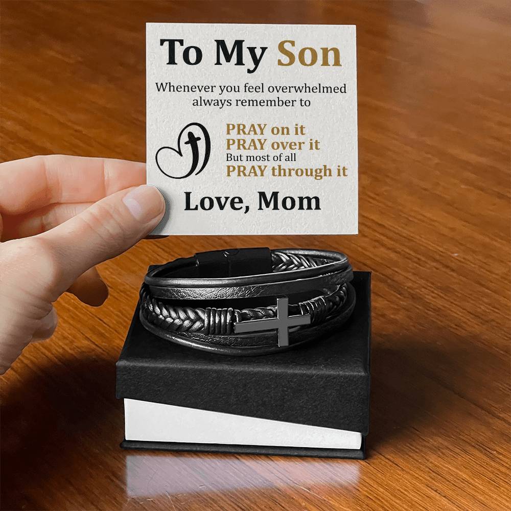 To My Son [Pray, Pray, Pray] Bracelet
