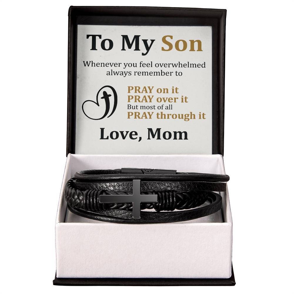 To My Son [Pray, Pray, Pray] Bracelet
