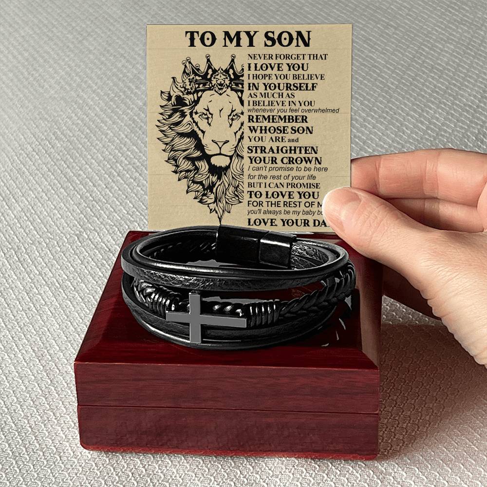 To My Son [Remember Whose King You Are ] Bracelet