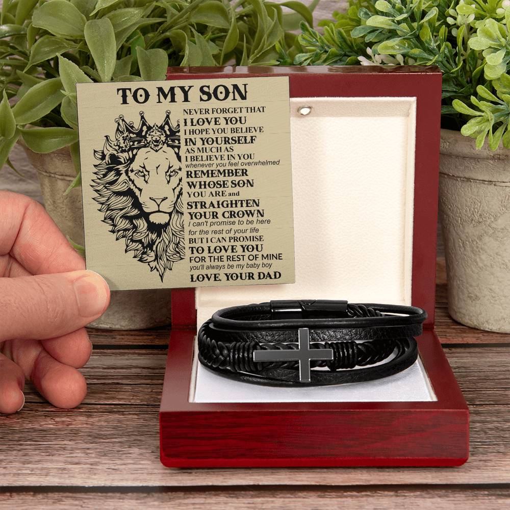 To My Son [Remember Whose King You Are ] Bracelet