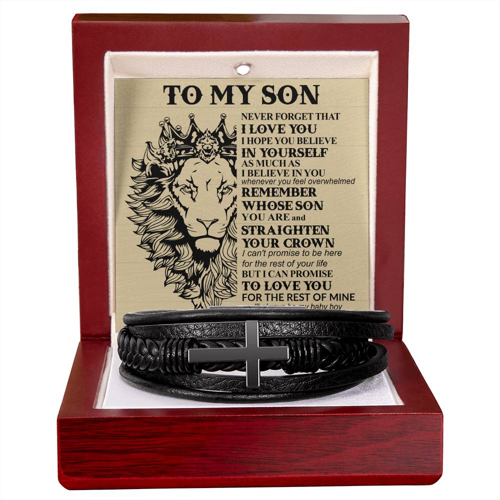 To My Son [Remember Whose King You Are ] Bracelet